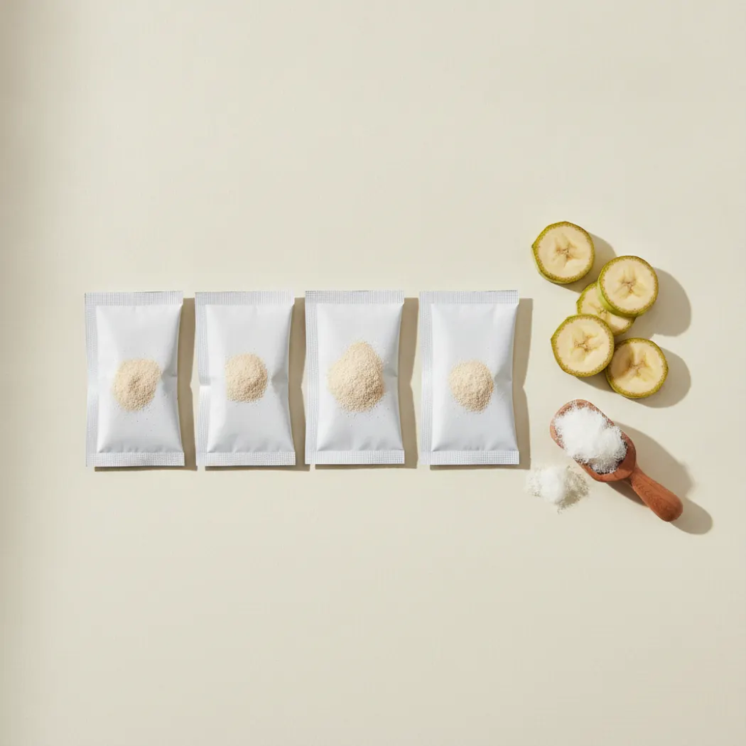 Good Bacteria Rotating Synbiotic's four weekly blends plus prebiotic fiber and green banana