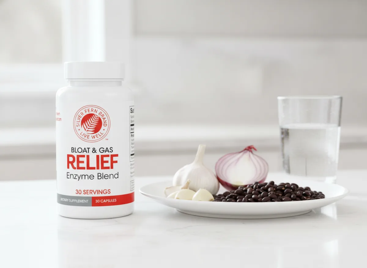 Silver Fern Bloat & Gas Relief Review: Does This FODMAP Enzyme Work?